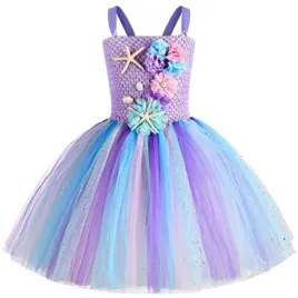 stroj-sukienka-mala-syrenka-arielka-spodniczka-tutu-tiulowa-104-110-cm