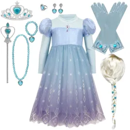 stroj-elsa-sukienka-elza-przebranie-na-bal-karnawal-korona-peruka-128-134