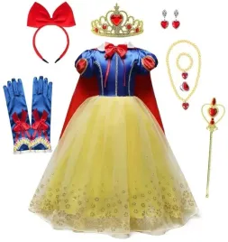 stroj-przebranie-krolewna-sniezka-sukienka-sniezki-bal-karnawal-146-152-cm