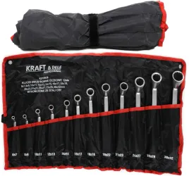 kraftanddele-zestaw-klucze-2-stronne-oczkowe-12-elementow-na-plachcie-kd10939