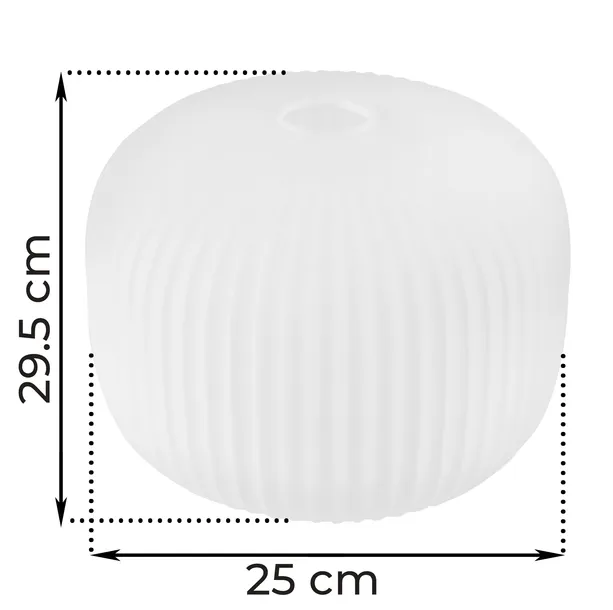 klosz-light-home-25-cm-e27-bialy-gwint-zarowki-e27