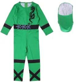stroj-przebranie-wojownik-ninja-dla-dzieci-zielony-na-bal-karnawal-104-110