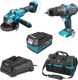 dedra-zestaw-wiertarko-wkretarka-szlifierka-katowa-akum-4ah-18v-walizka