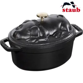 staub-special-cocotte-garnek-zeliwny-owalny-swinia-1-ltr-czarny