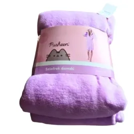 szlafrok-damski-pusheen-fioletowy-roz-l-xl