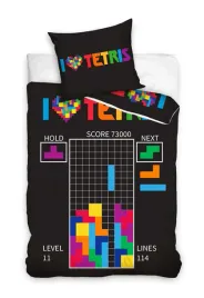 komplet-poscieli-carbotex-160-x-200-cm-wielokolorowy-tetris