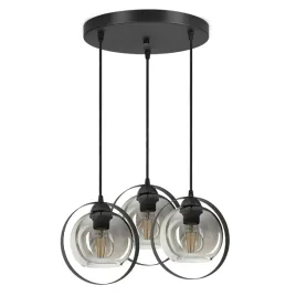 lampa-wiszaca-zyrandol-czarny-grafit-szklane-kule