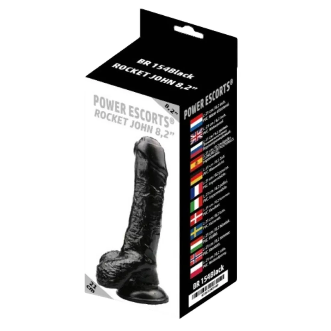 rocket-john-black-dildo-82-inch-21-cm