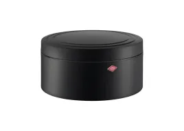 wesco-pojemnik-na-pieczywo-chlebak-okragly-czarny-mat-classic-line-germany