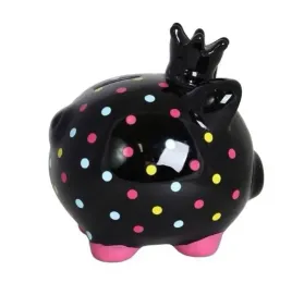skarbonka-swinka-czarna-w-kolorowe-kropki-z-korona-srednia