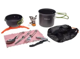 naczynia-turystyczne-z-palnikiem-i-sztuccami-oraz-otwieraczem-do-butelek