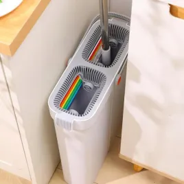 mop-plaski-xl-waskie-wiadro-slim-dwukomorowe-z-wyciskaczem-2-wklady-40-cm