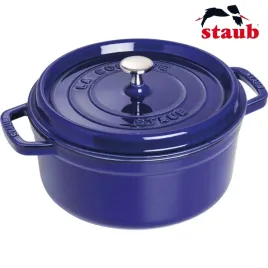 staub-la-cocotte-24cm-okragly-ciemnoniebieski-garnek-zeliwny