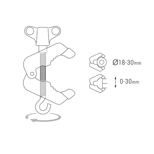 piher-scisk-stolarski-uchwyt-zacisk-hak-szczeki-do-multi-podporki-p34044-rozstaw-szczek-0-mm