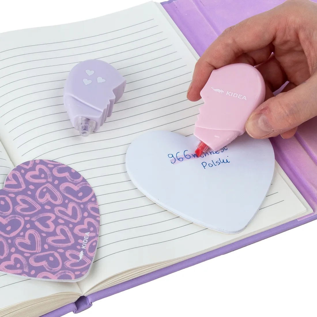 zakreslacz-serce-2w1-z-notesem-kidea