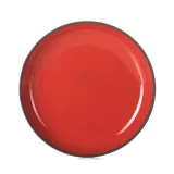 revol-solid-talerz-czerwony-27-cm-france-kolor-czarny
