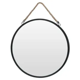 lustro-scienne-wiszace-czarne-okragle-dekoracyjne-z-rama-loft-vilde-41-cm