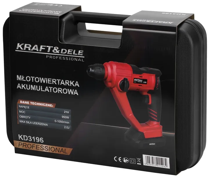 mlot-udarowy-2j-bezszczotkowy-2x4ah-akumulator-21v-walizka-3-wiertla-kd3196-certyfikat-ce