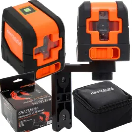poziomica-laserowa-kraftanddele-krzyzowa-zielona-15-m-45-mm