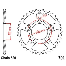 zebatka-tylna-stalowa-jt-r701-43-43z-rozmiar-520