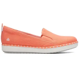 baleriny-clarks-step-glow-slip-pomaranczowe-41