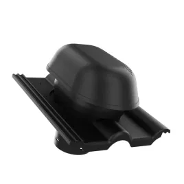 kominek-sanitarny-odpowietrzajacy-fi150-dachowka-braas-romanska-czarny