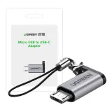 adapter-usb-c-do-micro-usb-ugreen-us282-szary-stan-nowy