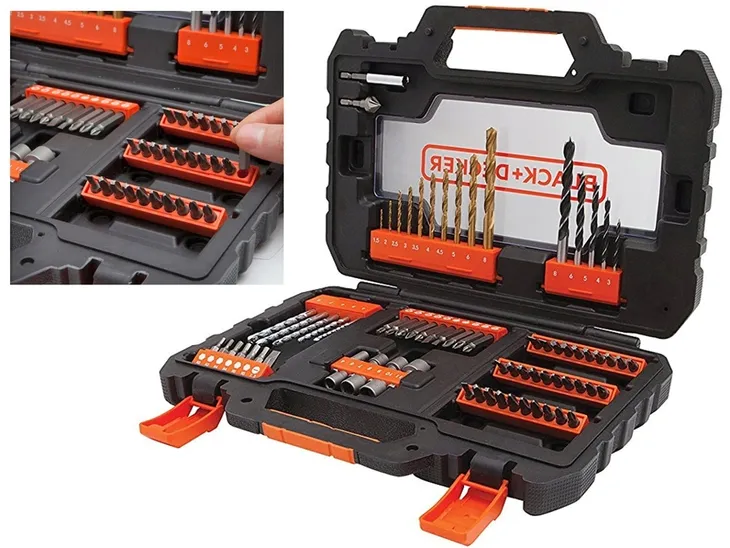 blackanddecker-zestaw-wiertel-bitow-76-sztuk-walizka-a7231-marka-black-decker