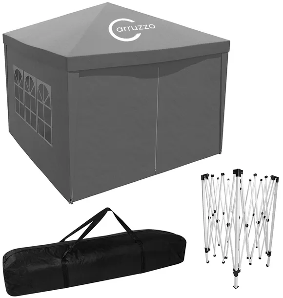 Namiot Ogrodowy Pawilon Altana Automat 3 x 3m + 4 Ścianki Deluxe Do Ogrodu