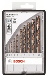 set-10-wiertel-do-metalu-hss-co-robust-line-bosch