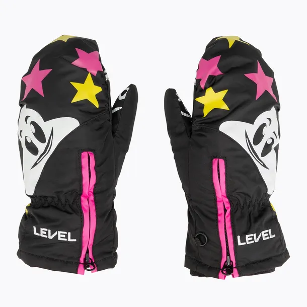 rekawice-narciarskie-dzieciece-level-lucky-mitt-ninja-pink-i-material-dominujacy-poliester