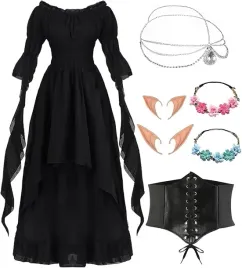 kostium-elfa-suknia-damska-sredniowieczna-wiktorianska-gotycka-czarna-m