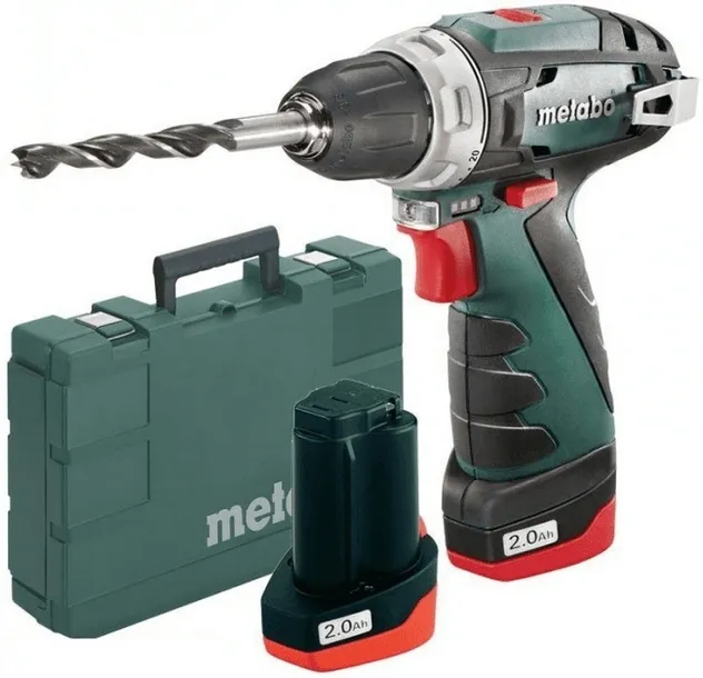 metabo-powermaxx-bs-basic-aku-wiertarko-wkretarka-12v-2x2ah-maksymalna-srednica-wiercenia-w-drewnie-18-mm