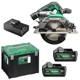 hikoki-pilarka-18v-165mm-c1806dbwpz-2x50ah-hitsystem-66mm