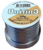 lut-miekki-cyna-do-lutowania-2-5-mm-250-g-szpula-unitin3-97percent-cyny-3percent-miedzi-kod-producenta-4514240