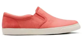 clarks-trampki-damskie-glove-puppet-wsuwane-rozmiar-41-koralowy-nubuk