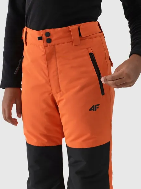 spodnie-snowboardowe-dzieciece-4f-fnk-m658-orange-146-sezon-zimowy