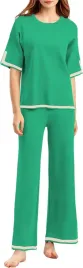 zestaw-damski-kombinezon-dwuczesciowy-wygodny-komplet-jeden-rozmiar-zielony