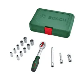 bosch-14-czesciowy-zestaw-nasadek-przedluzki-1-4-z-grzechotka-1600a02by0