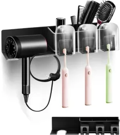 acelist-uchwyt-na-suszarke-do-wlosow-czarny-39-x-8-x-9-cm