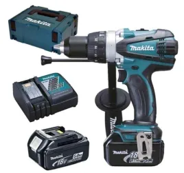 makita-dhp458rtj-wiertarko-wkretarka-udarowa-91nm-18v-li-ion-zestaw-2x5-0ah