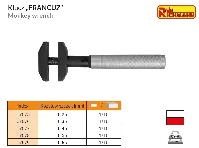 klucz-francuz-nastawny-regulowany-francuski-uniwersalny-do-rur-35-x-250-mm-kod-producenta-c7676-marka-richmann