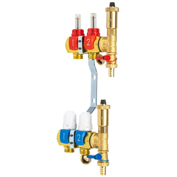 rozdzielacz-do-ogrzewania-podlogowego-2-obwodowy-z-pompa-25-60-130-20-45c-liczba-obwodow-2-maksymalna-temperatura-robocza-43-c