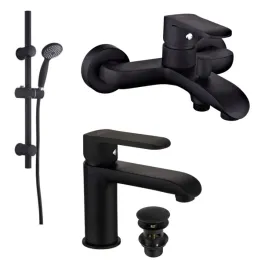 bateria-wannowa-jednouchwytowa-scienna-invena-siros-czarny