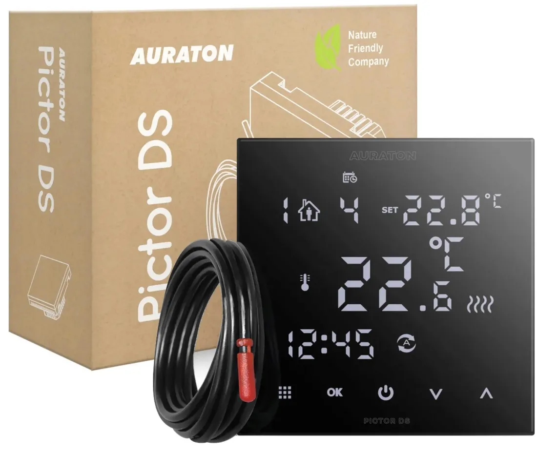 regulator-temperatury-podtynkowy-tygodniowy-przewodowy-pictor-ds-czarny-led-certyfikat-ce