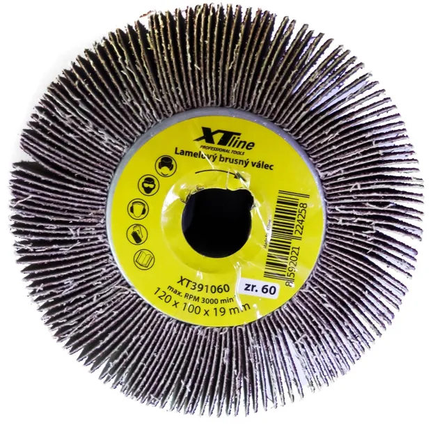szczotka-lamelkowa-walcowa-do-satyniarki-grit-60-100x120mm-xt-line-xt391060-waga-z-opakowaniem-0-5-kg-marka-xt-line