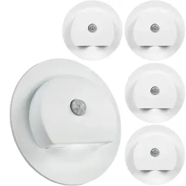 4x-okragla-oprawa-lampka-led-schodowa-biala-z-czujnikiem-ruchu-na-schody