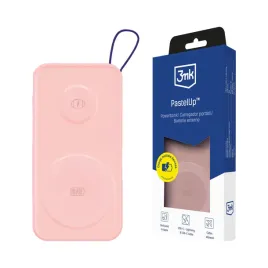 rozowy-powerbank-3mk-pastelup-10000mah-qi-22-5w-kabel-usb-c-lightning