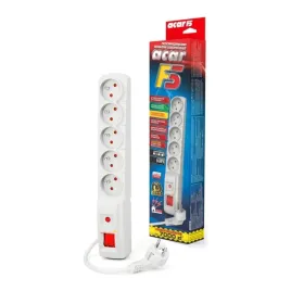 listwa-zasilajaca-acar-f5-5m-biala