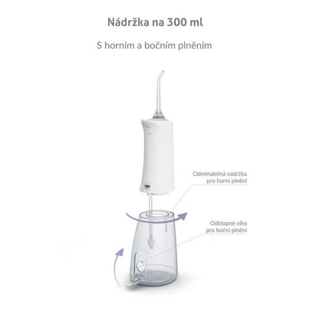 irygator-truelife-aquafloss-compact-l100-ipx7-300ml-6-koncowek-pojemnosc-zbiornika-300-ml